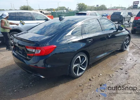 2018 Honda Accord Sport из США, поврежденный, VIN 1HGCV1F37JA003609